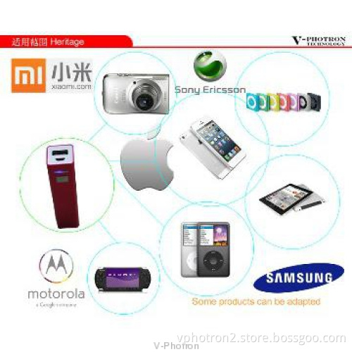 2013 design full capacity slim power bank 2600mah with flash light